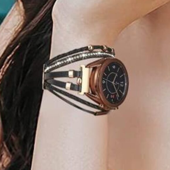 NEW Leather Boho Samsung Galaxy Watch Band main image 4